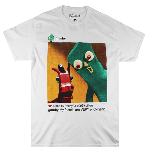 TS08299GBYU: GUMBY | MEN'S TEE | WHITE |