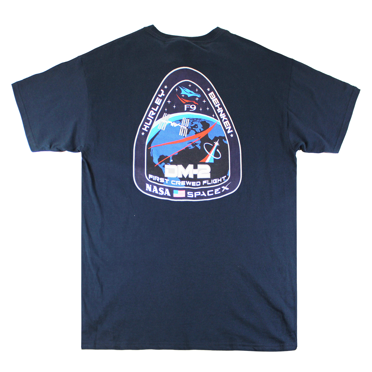 TS21390ISAU: DM-2 NASA SPACE X | MEN'S TEE | NAVY |