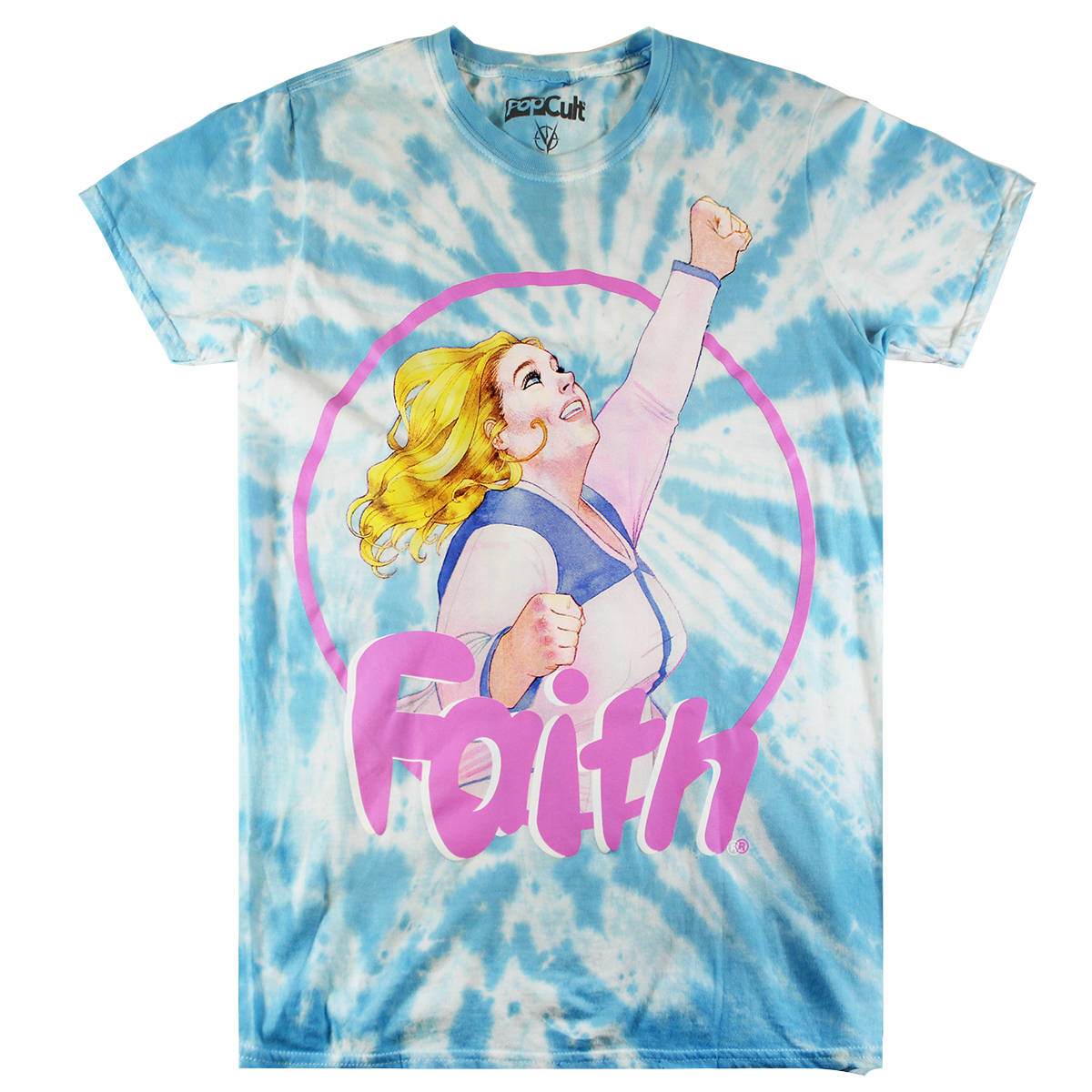 TS17764VALW: POPCULT X VALIANT | WOMEN'S TEE| TIE DYE |