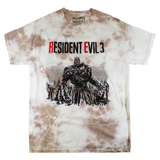 TS18435RESU: RESIDENT EVIL | MEN'S TEE | WHITE TIE DYE |