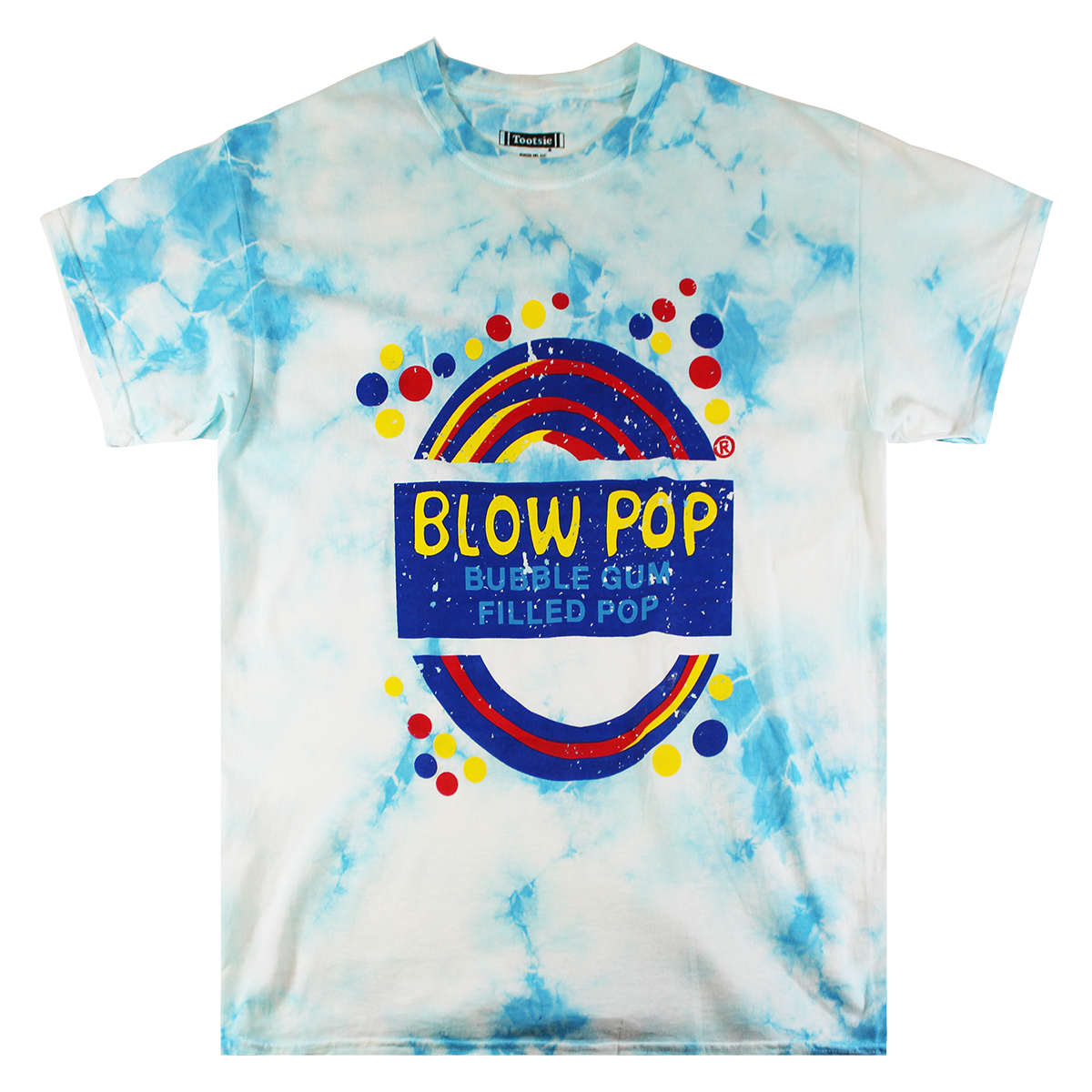 TS18696TRIU : BLOW POP | MEN'S TEE | BLUE WASHED|