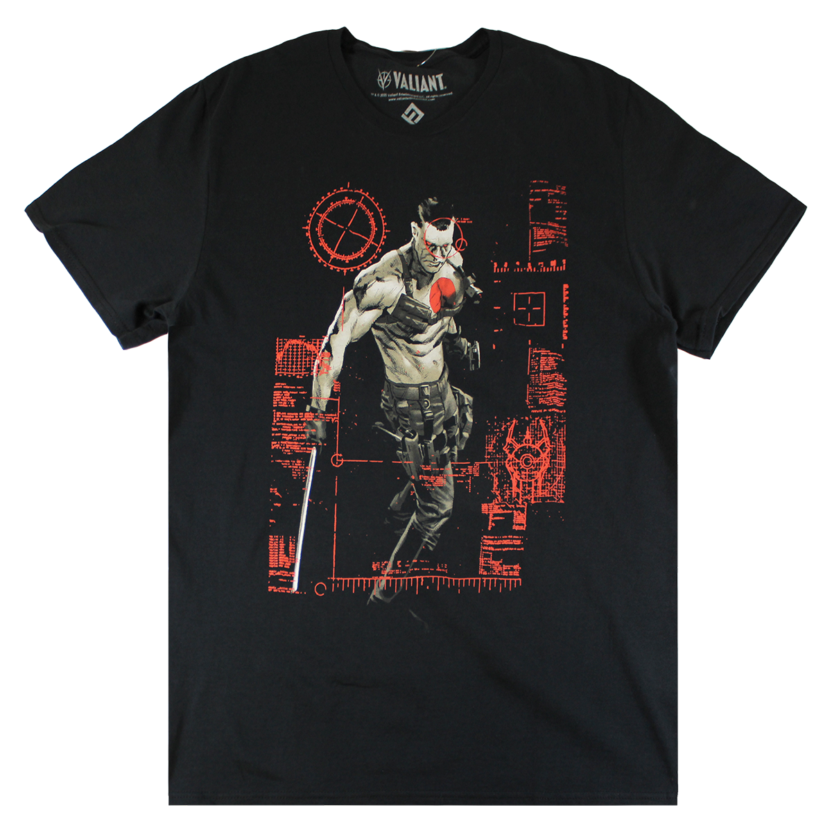 TS16786VALU: VALIANT CYBORG | MEN'S TEE| BLACK |