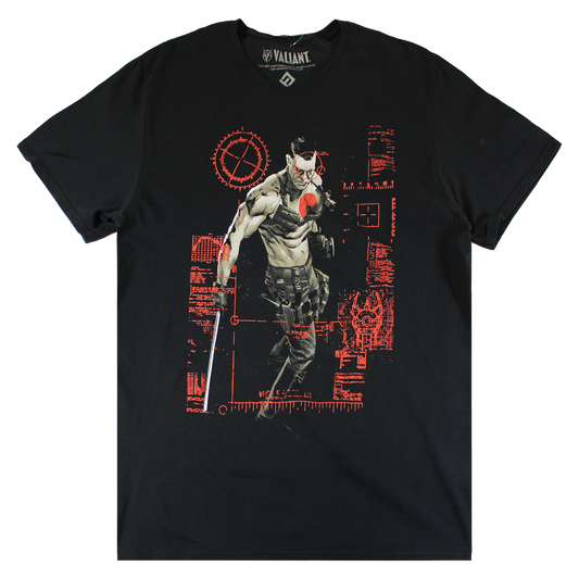 TS16786VALU: VALIANT CYBORG | MEN'S TEE| BLACK |