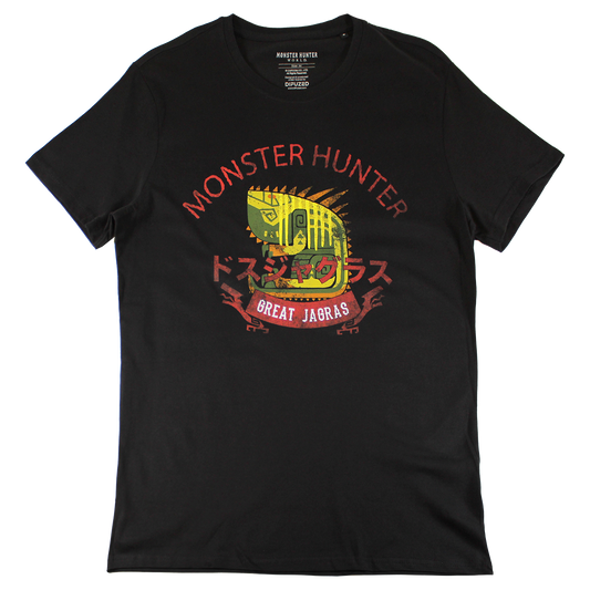 TS817800MHN: MONSTER HUNTER GREAT JAB| MEN'S TEE | BLACK |