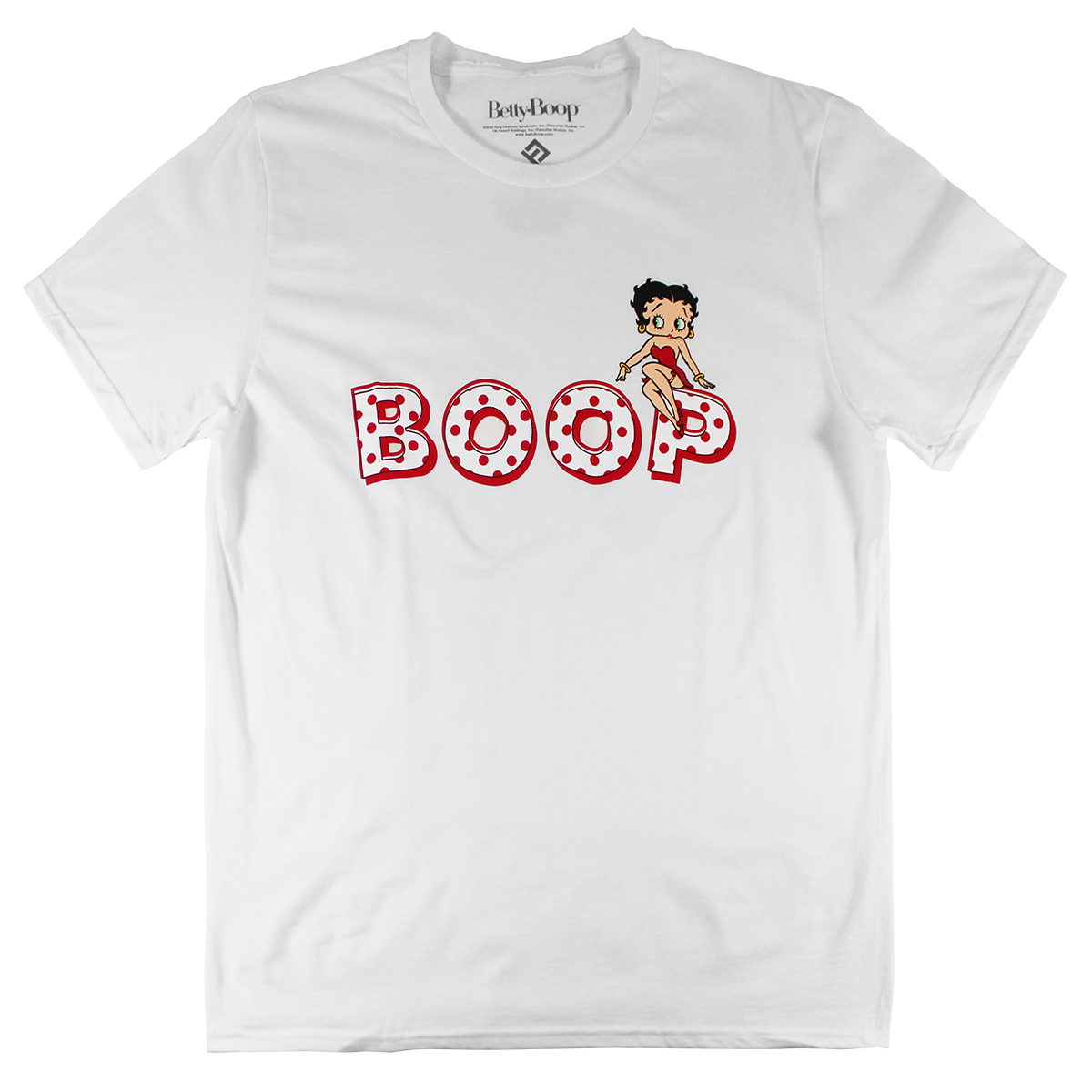 TS187661BTBU: BETTY BOOP | MEN'S TEE| WHITE |