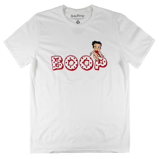 TS187661BTBU: BETTY BOOP | MEN'S TEE| WHITE |