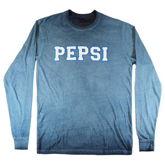 LS18015PEPM: PEPSI | MEN'S LONG SLEEVE | D.BLUE|