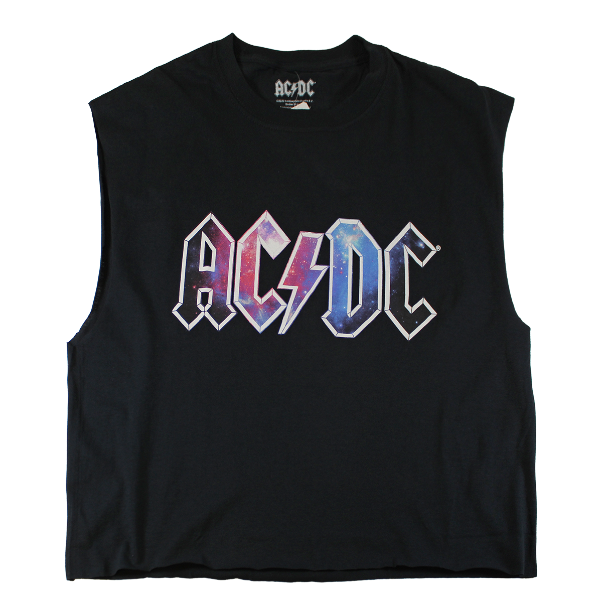 TS01910ACDM: AC/DC GALAXY | WOMEN'S TANK | BLACK |