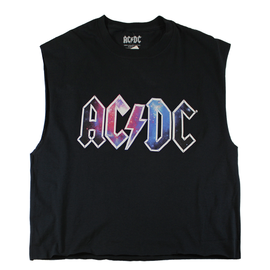 TS01910ACDM: AC/DC GALAXY | WOMEN'S TANK | BLACK |