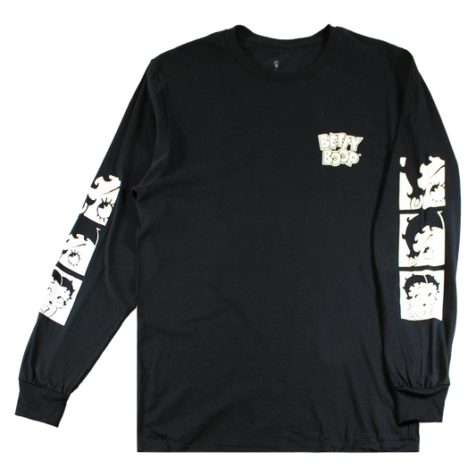 BETTY BOOP | MEN'S LONG SLEEVE| BLACK |