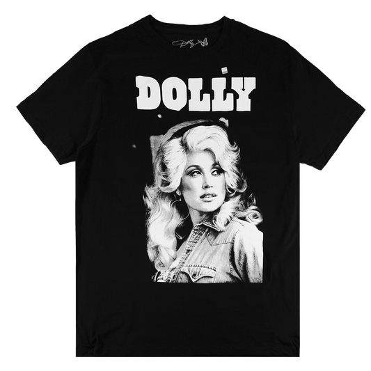 DOLLY PARTON | MEN'S TEE| BLACK |