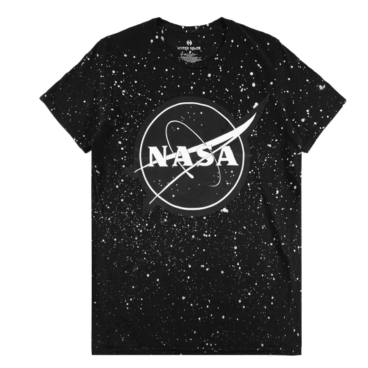 4NAS98570BK: NASA | MEN'S TEE | WHITE/ BLACK |