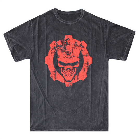 TS7804476OW: GEARS OF WAR SKULLMAN | MEN'S TEE | BLACK WASH |