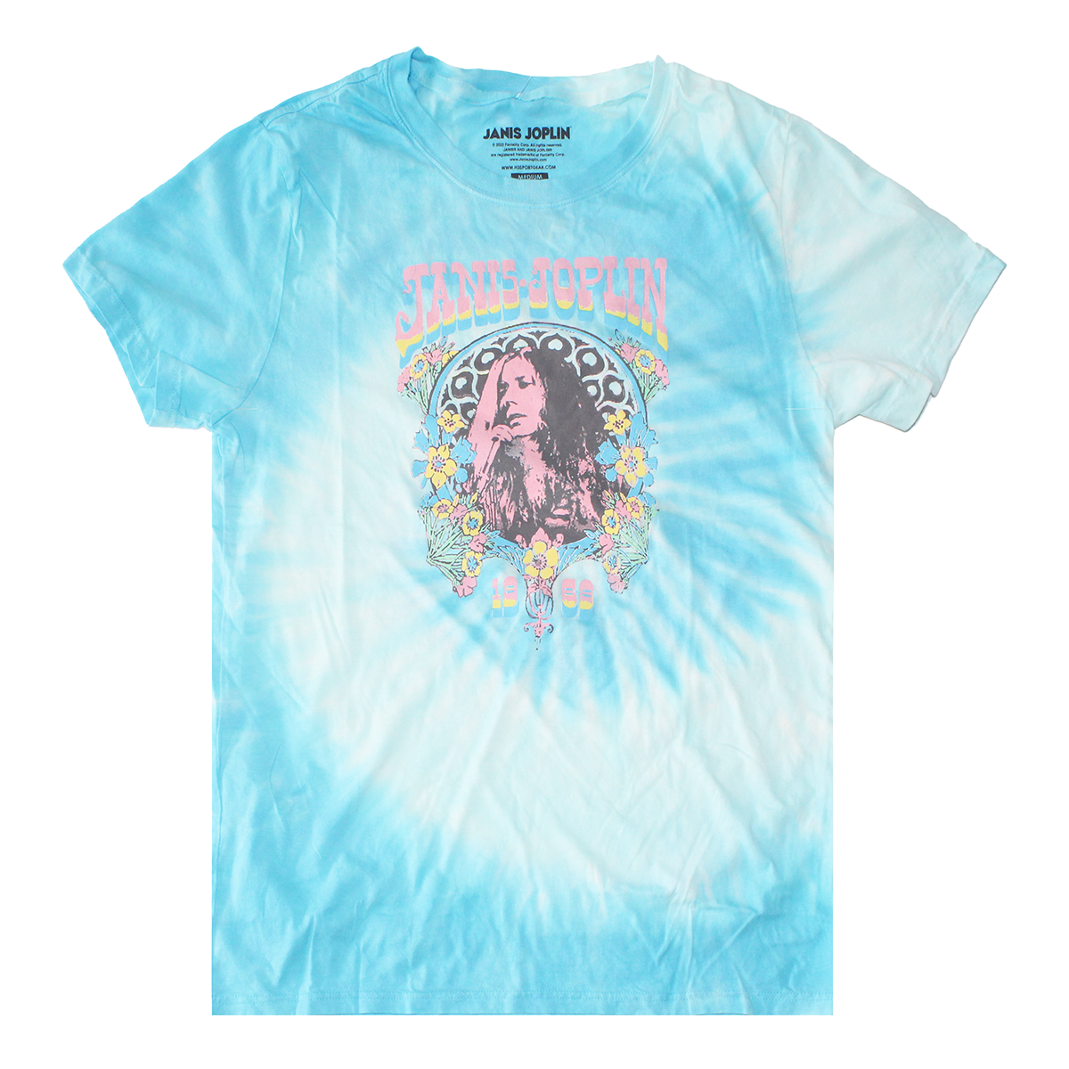 TS25897JAJU: JANIS JOPLIN | MEN'S TEE | BLUE VINTAGE|