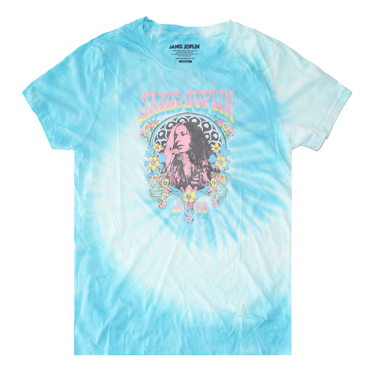 TS25897JAJU: JANIS JOPLIN | MEN'S TEE | BLUE VINTAGE|