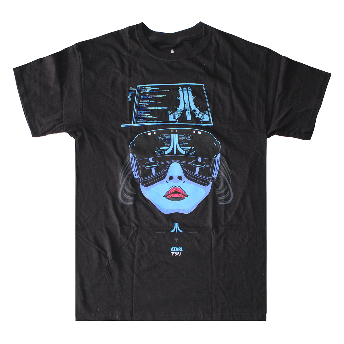 TS665774ATA: ATARI FACE BLUB | MEN'S TEE | BLACK |