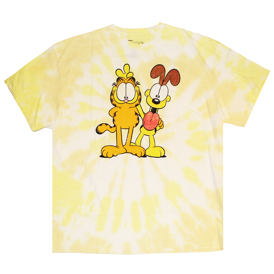 2MGAR0054-GARFIELD TEE TIE DYE YELLOW