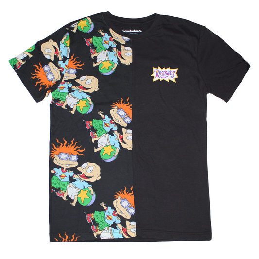 2NIK1286 RUGRATS TEE BLACK