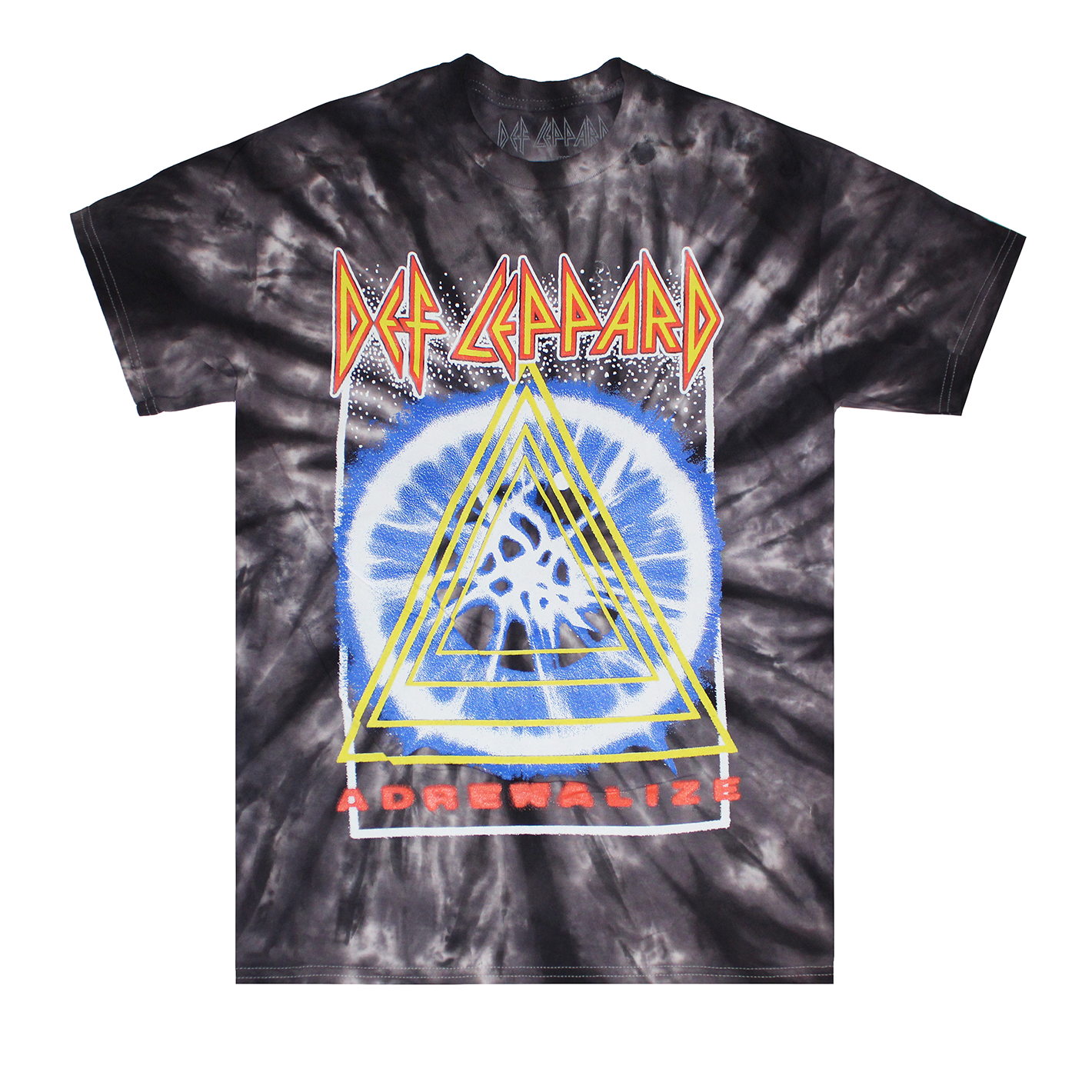 DEL104041 : DEF LEPPARD TEE BLACK TIE DYE