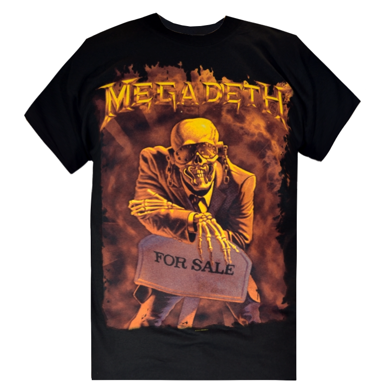 MEG10042: MEGADETH| MEN'S TEE| BLACK|