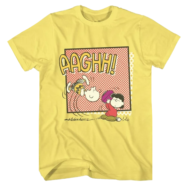 TS25621PEANU:PEANUTS| MEN'S TEE| YELLOW|