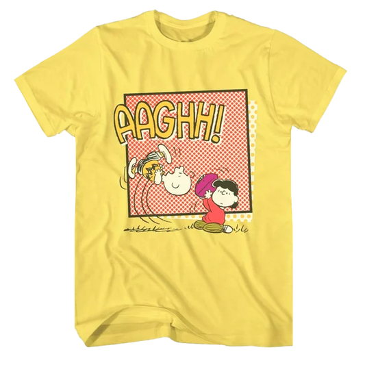 TS25621PEANU:PEANUTS| MEN'S TEE| YELLOW|