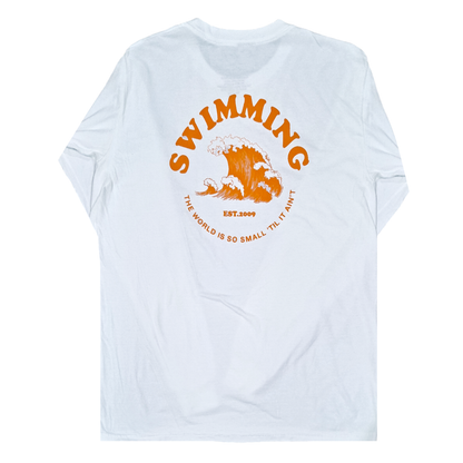 PRODUCT:  BY MAC MILLER | L/S SHIRT | SWIMMING - WHITE |