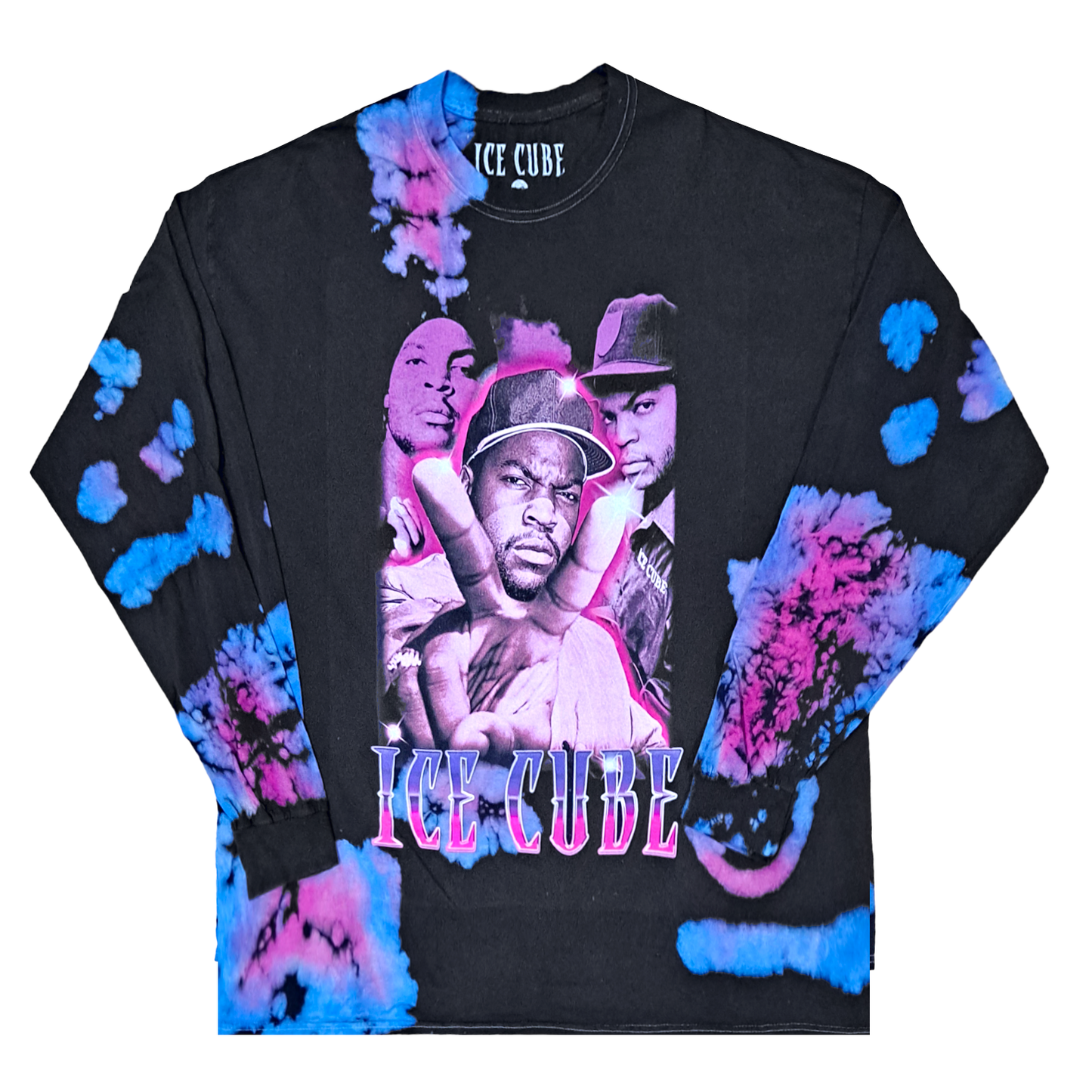 ICE CUBE | L/S SHIRT | BLACK/PURPLE |