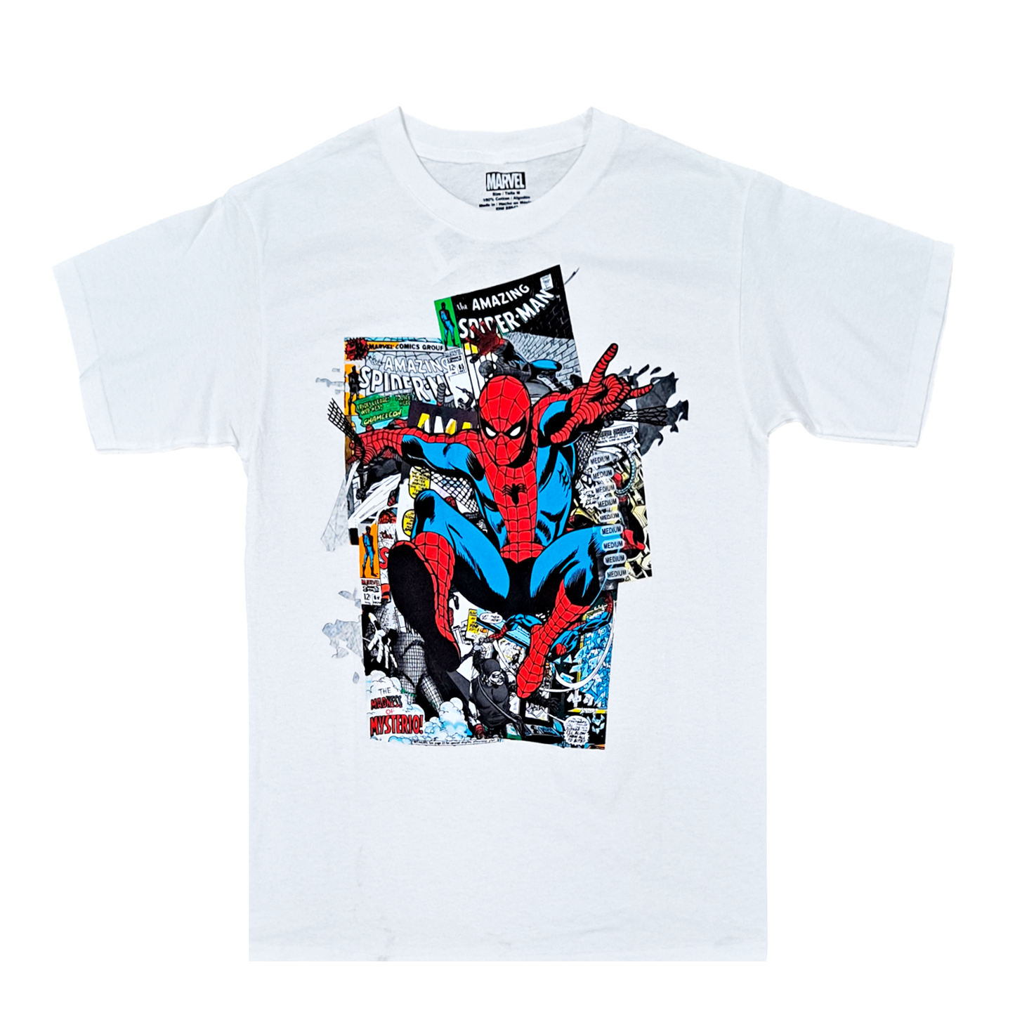 SPIDERMAN | MEN'S TEE | WHITE |