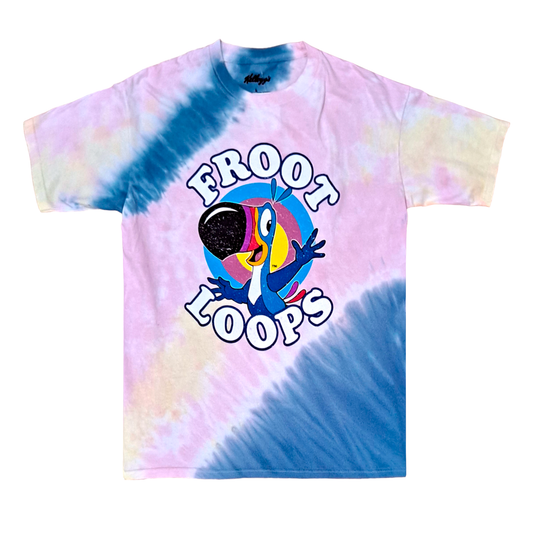 KELLOGS : FROOT LOOPS | MEN'S TEE | TIE DYE TEE