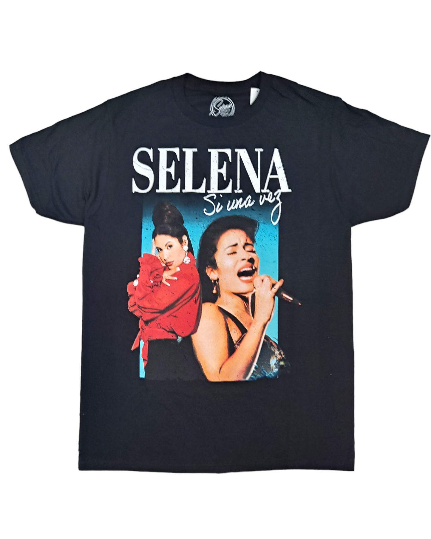 SELENA: SI UNA VEZ | WOMEN'S TEE | BLACK |