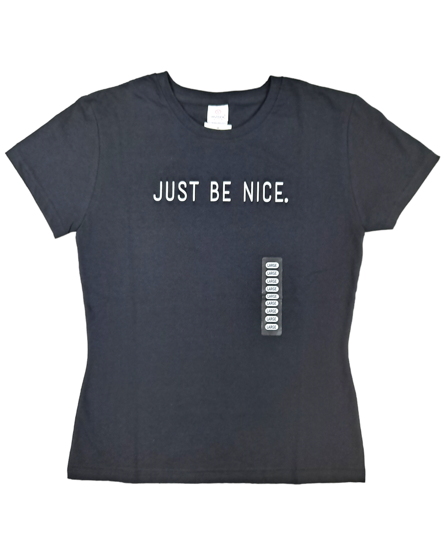 JUST BE NICE | WOMEN'S SHORT SLEEVE TEE | BLACK |