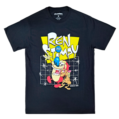 REN & STIMPY ASORTED PRINT | MEN'S TEE |