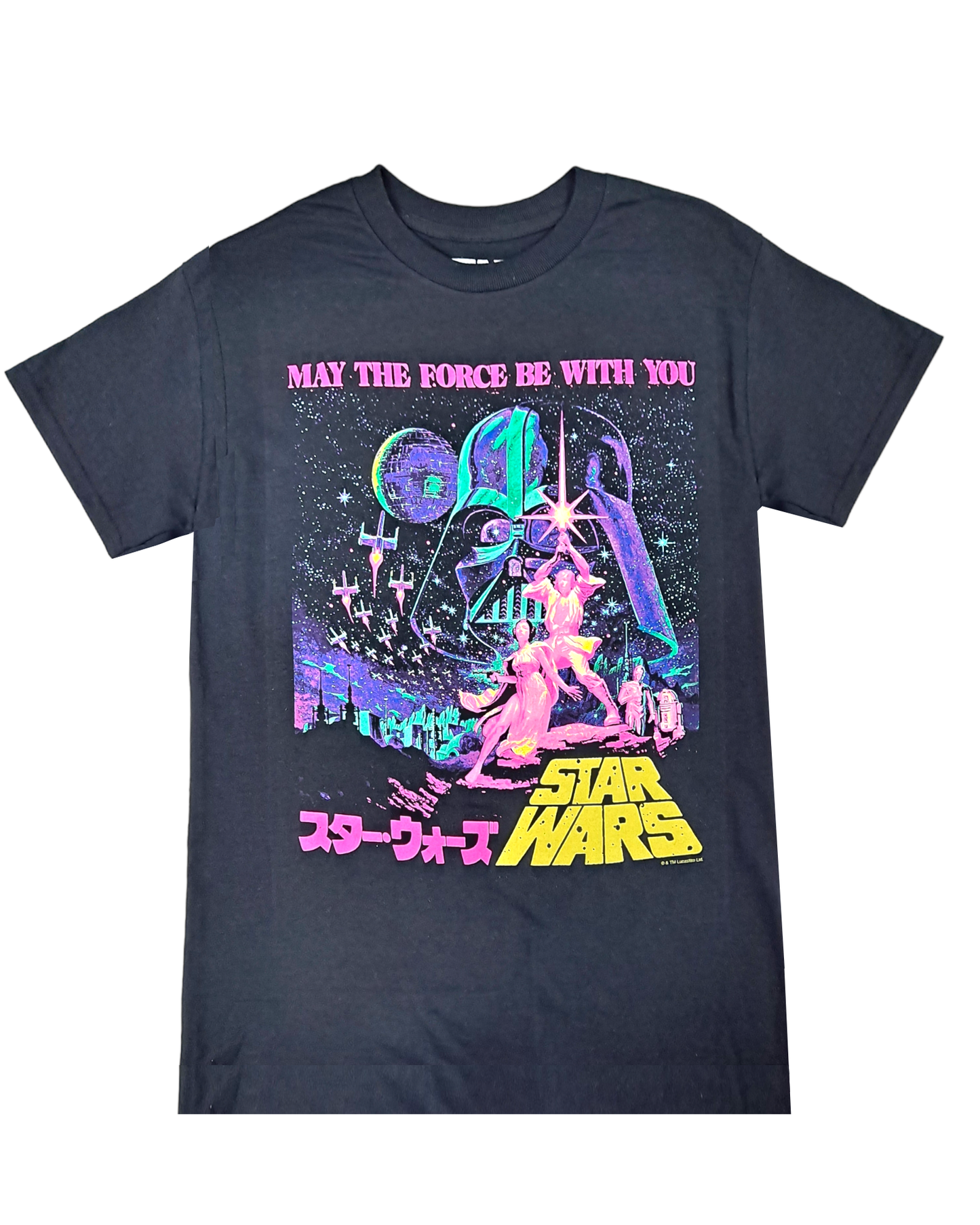 STARWARS : MAY THE FORCE BE WITH YOU |MEN'S TEE |BLACK |