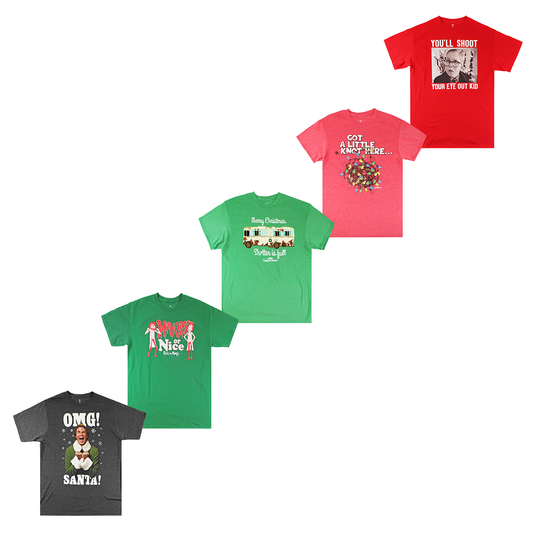 CHRISTMAS ASSORTED PRINT | MEN'S TEE | ASSORTED COLOR |