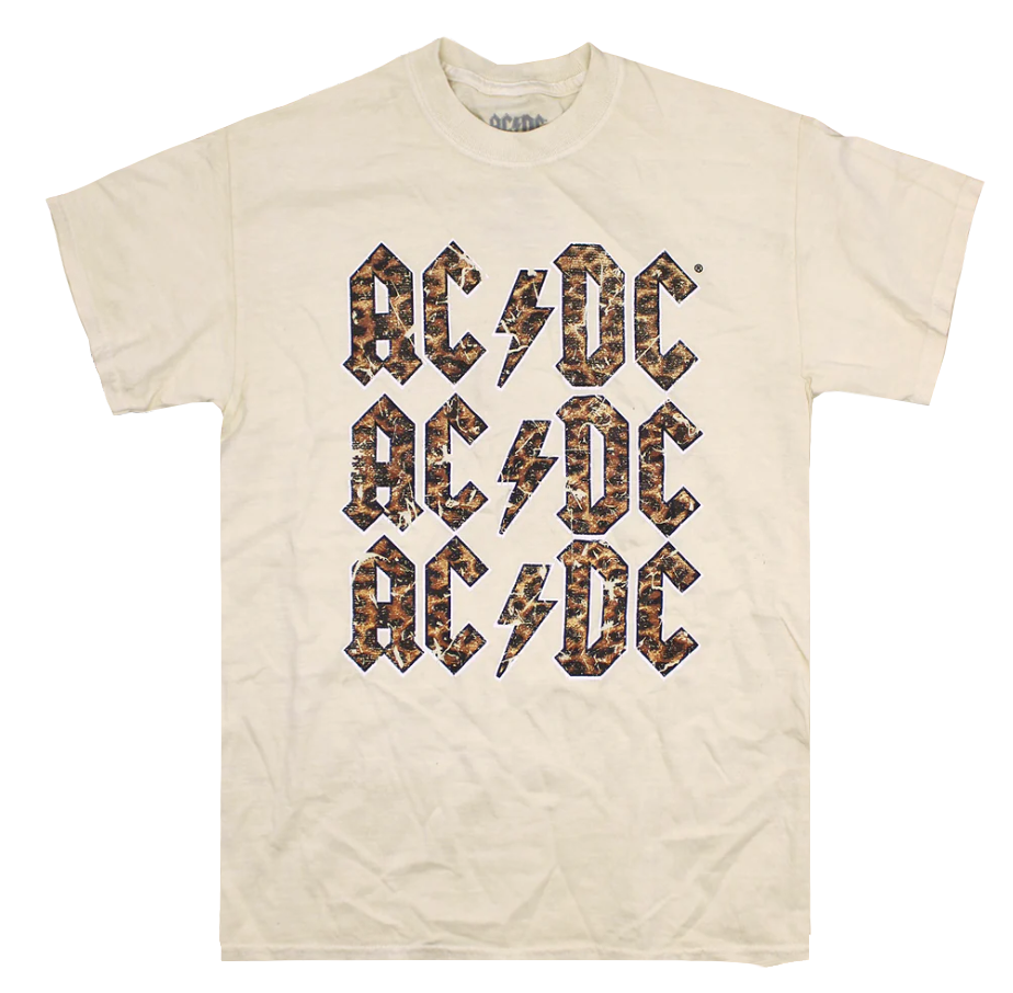 TS22450ACDU: AC/DC | MEN'S TEE| CREAM |