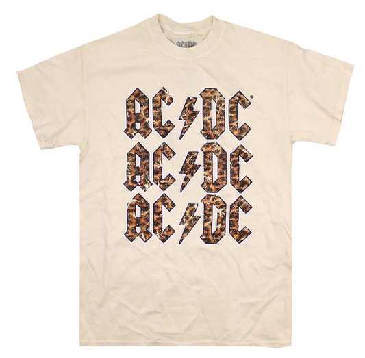 TS22450ACDU: AC/DC | MEN'S TEE| CREAM |