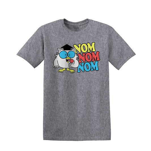 NOM NOM NOM | MEN'S TEE|  HEATHER GREY |