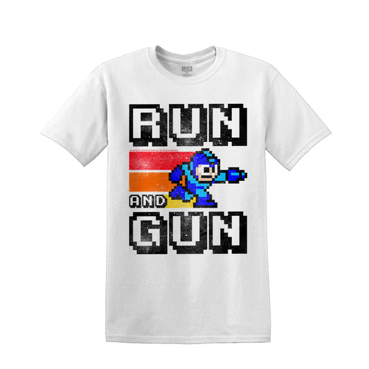 RUN AND GUN| MEN'S TEE | WHITE |