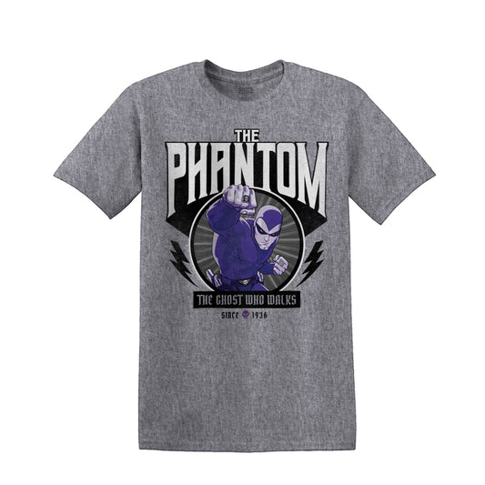 THE PHANTOM: THE GHOST WHO WALKS | MEN'S TEE| HEATHER GREY |