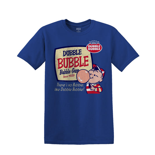 DUBBLE TRUBBLE |MEN'S TEE | BLUE |