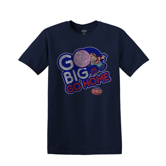 DUBBLE TRUBBLE: GO BIG OR GO HOME| MEN'S TEE| BLACK |