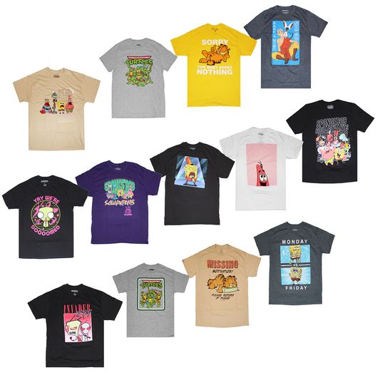 NICKELODEON ASSORTED TEES| ASSORTED COLOR| ASSORTED PRINTS|