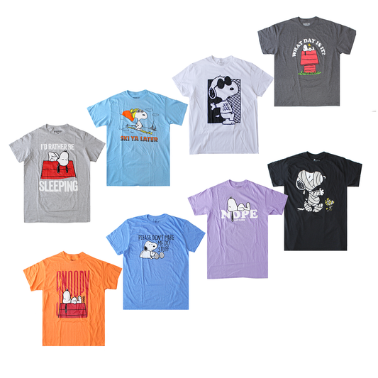 PEANUTS ASSORTED TEES | ASSORTED COLOR | ASSORTED PRINTS |