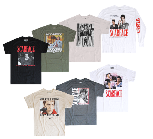 SCARFACE ASORTED TEES | ASSORTED COLOR | ASSORTED PRINT |