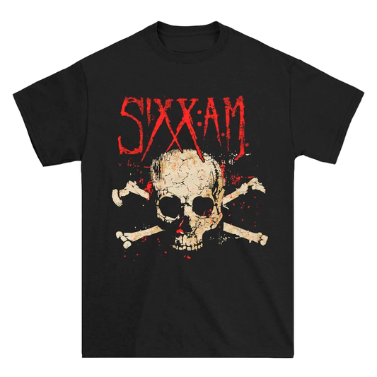 SIX10023: DARKNESS SKULL | MEN'S TEE| BLACK |