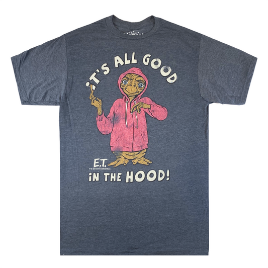 ET :IT'S ALL GOOD IN THE HOOD | MEN'S TEE| CHARCOAL